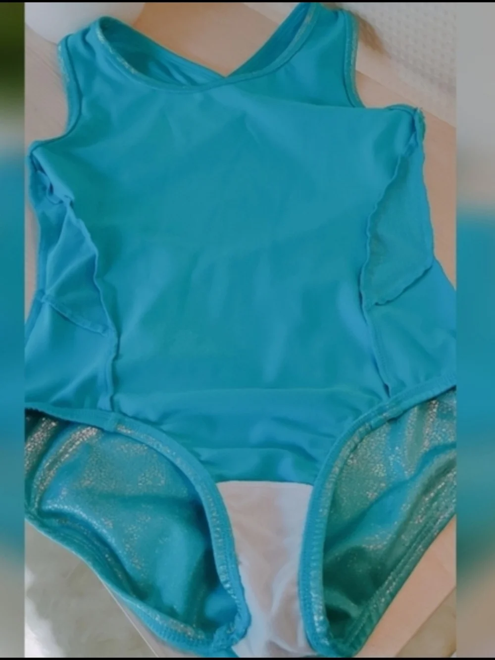 More Than Magic Girls Blue Swimsuit Size M(7/8)